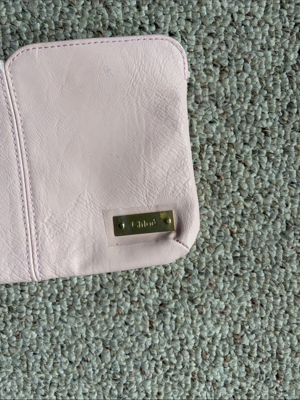 Chloé Parfum Pink Makeup Cosmetic Travel Zipper Pouch Clutch Bag - Picture 5 of 6